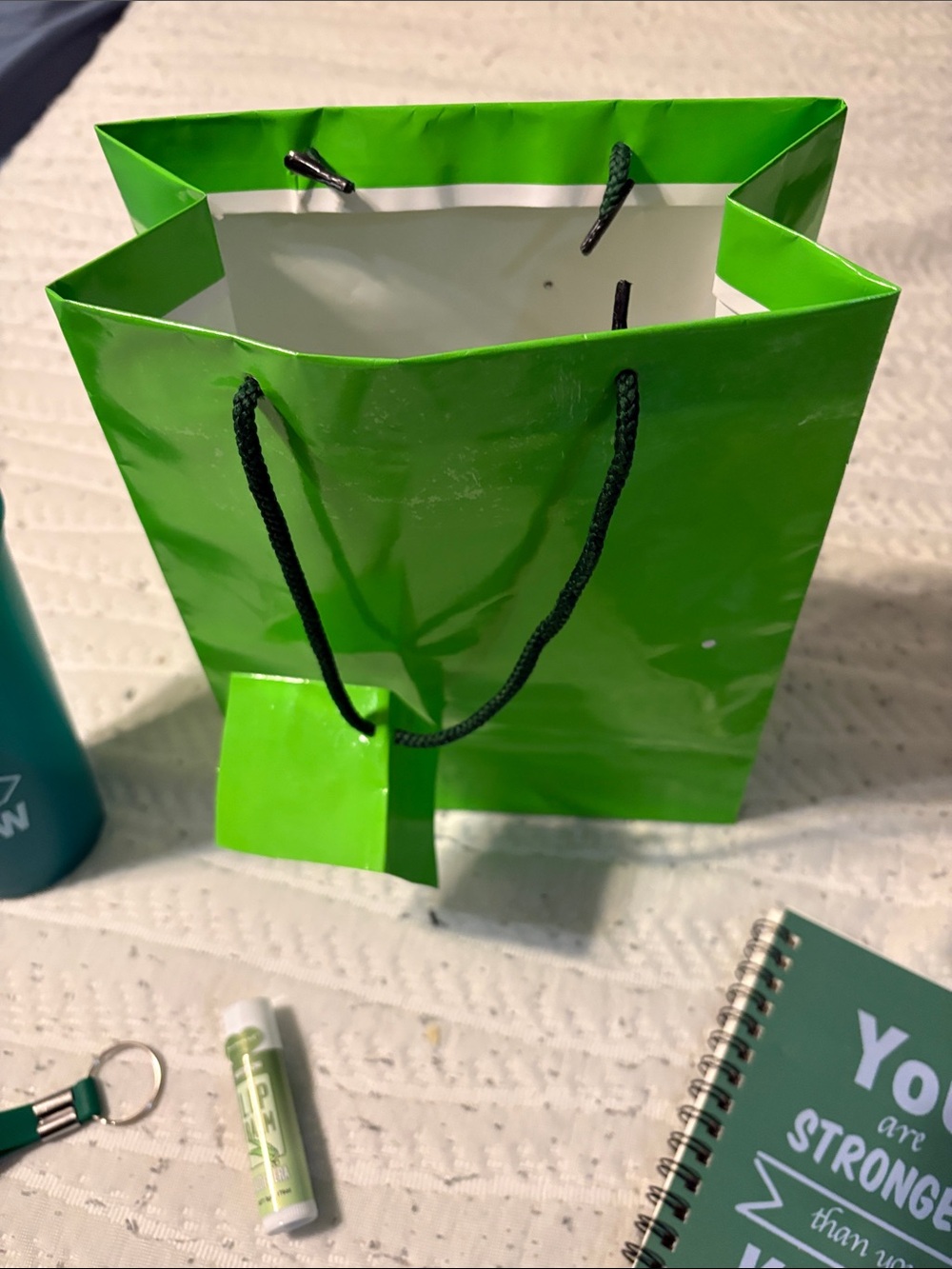 Green Inspirational Gift Set with Tumbler, Journal & Accessories - Picture 10 of 15